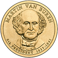 Martin Van Buren Presidential $1 Coin