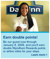 Earn double through January 9, 2009! Learn more.