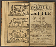 The countryman's treasure : shewing the nature, causes, and cure of all diseases incident to cattle, viz. oxen, cows, calves, and sheep, hogs, goats, asses, mules, and dogs ; with proper means to prevent their common diseases and distempers ; being useful receipts, as they have been practis'd by long experience of fifty years, and also approv'd ; to which is further added, a treatise of coneys, their ordering and encrease, wild or tame ; or, the warrener's best instructor ; with directions to destroy all manner of vermin, in houses, gardens, fields, warrens, fishponds, &c ; fitted for the use of all farmers and others that deal in cattle, &c, title page