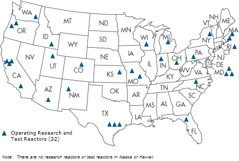 U.S. Nuclear Research and Test Reactor Sites