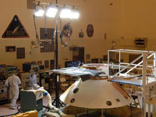 Phoenix spacecraft prepared