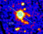 Geminga pulsar showing bowshock