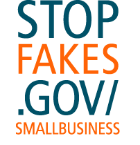Logo - STOP FAKES .GOV/ SMALLBUSINESS