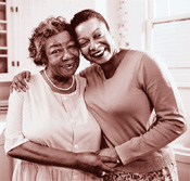 Photo of mother and daughter