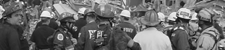 Firefighters at Ground Zero
