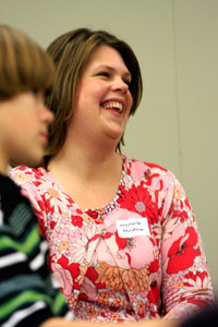 The parents, who are also these students’ primary teachers, seemed to enjoy the workshop as much as their children did. 