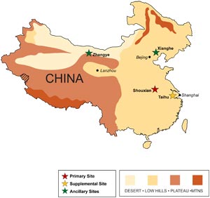 Image - topography map of China