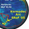 Kermadec globe map