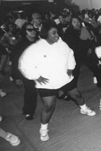 Photo of a woman exercising