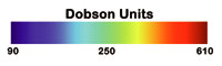 color bar for the ozone hole image