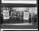The first picket line - College day in the picket line