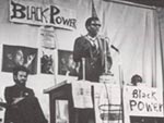 Stokely Carmichael Addressing Meeting. 