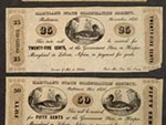 Paper currency of varying denominations, 