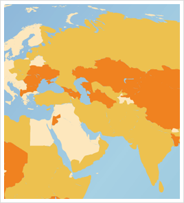 Explore Eastern Europe and Central Asia