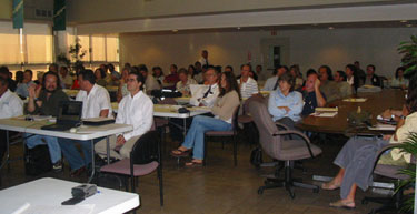 There were over 100 participants at the 2006 Coral Reef Symposium. Photo Courtesy of CCRI.