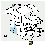 Distribution of Pinus monophylla Torr. & Frém. var. monophylla. . 