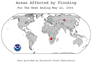 Flood affected areas courtesy of the Dartmouth Flood Observatory