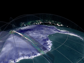 ICESat data over Antarctica