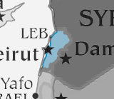 Map of لبنان