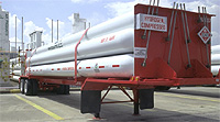 Photo of compressed hydrogen fuel tanks.