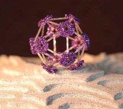 Beaded bacteriophage