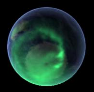 IMAGE spacecraft saw the aurora australis