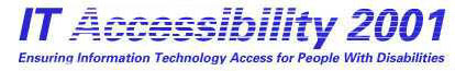 IT conference May 22-23,2001 NIST - Gaithersburg, MD.