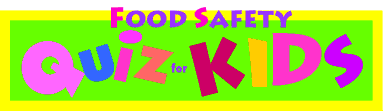 image of food safety quiz for kids