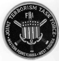 Western Pennsylvania and West Virginia JTTF Patch