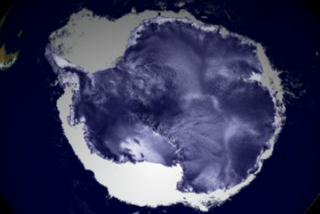 Animation showing one ICESat elevation data pass near Antarcticas Banzare Coast.