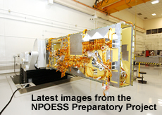 click for latest images from the NPOESS Preparatory Project