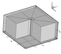 Edge mesh in thick L shaped domain, σ=0.15