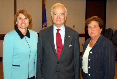 EEOC Chair Cari M. Dominguez, General Counsel Ronald Cooper and <br>Chief Operating Officer Leonora Guarraia
