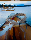 Cover of Endangered Species 2008 Summer Bulletin.