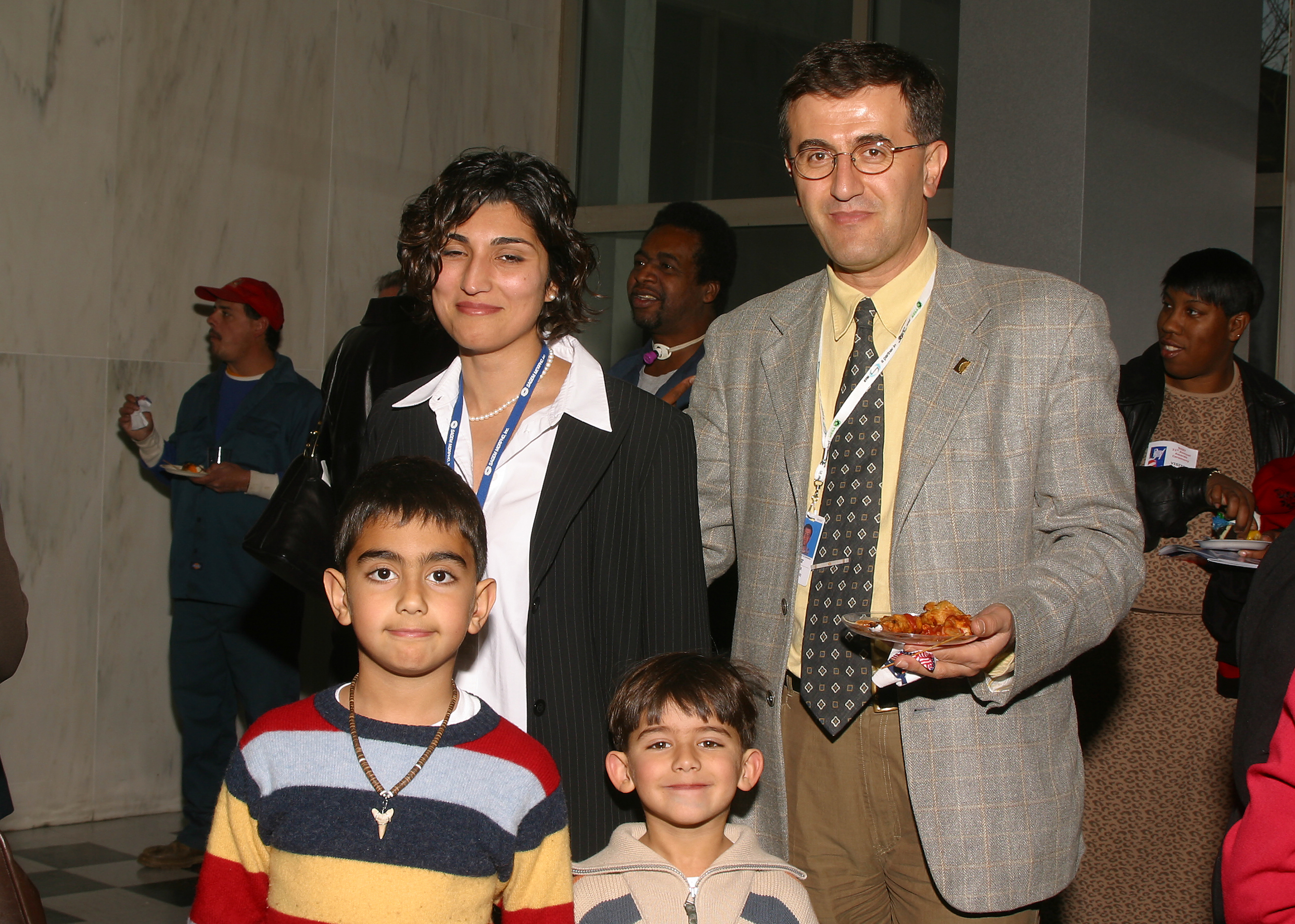 Elham Tabassi at the Department of Commerce Awards reception 