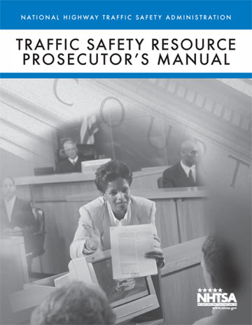 Cover of Traffic Safety Resource Prosecutor's Manual
