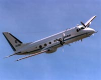 research aircraft in flight