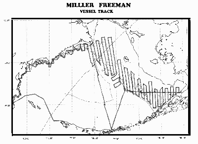 Bearing Sea Track Lines