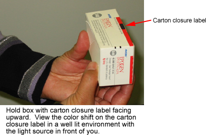 Carton Closure label