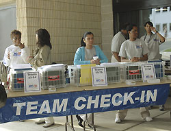 Photo of check in table