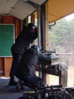 Who We Are - Members of the Countersniper Support Unit practice at the Secret Service training facility in Beltsville, Maryland