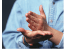 Sign language gesture image.