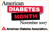 American Diabetes Month November 2007.