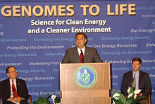 Secretary Abraham announces "Genomes to Life" research awards