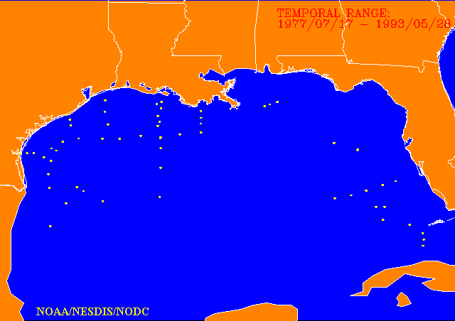 Gulf of Mexico Region Station Locations