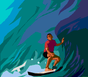 image of a surfer