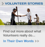 Find out more about what Volunteers really do? in their own words