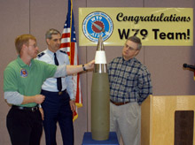 Pantex celebrates the completion of dismantlement of the W79 weapons program.