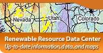 Renewable Resource Data Center Up-to-date information, data, and maps.