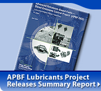 APBF Lubricants Project Releases Summary Report